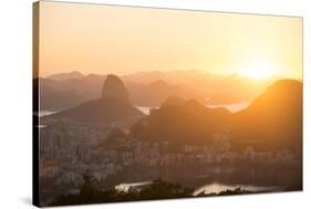 View from Chinese Vista at Dawn, Rio De Janeiro, Brazil, South America-Ben Pipe-Stretched Canvas