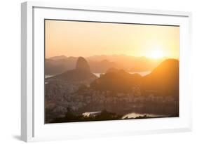 View from Chinese Vista at Dawn, Rio De Janeiro, Brazil, South America-Ben Pipe-Framed Photographic Print