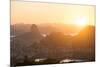 View from Chinese Vista at Dawn, Rio De Janeiro, Brazil, South America-Ben Pipe-Mounted Photographic Print