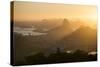 View from Chinese Vista at Dawn, Rio De Janeiro, Brazil, South America-Ben Pipe-Stretched Canvas