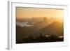 View from Chinese Vista at Dawn, Rio De Janeiro, Brazil, South America-Ben Pipe-Framed Photographic Print