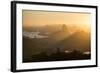 View from Chinese Vista at Dawn, Rio De Janeiro, Brazil, South America-Ben Pipe-Framed Photographic Print