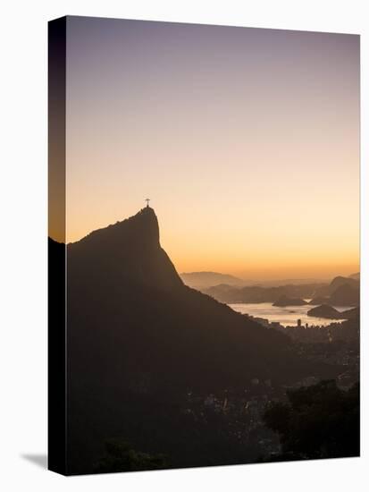 View from Chinese Vista at Dawn, Rio De Janeiro, Brazil, South America-Ben Pipe-Stretched Canvas