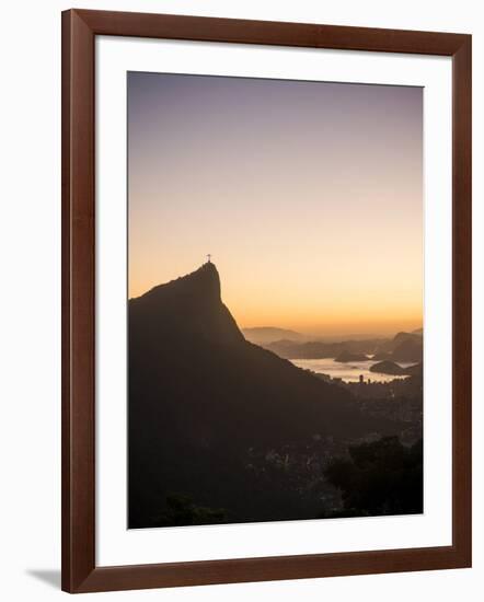 View from Chinese Vista at Dawn, Rio De Janeiro, Brazil, South America-Ben Pipe-Framed Photographic Print