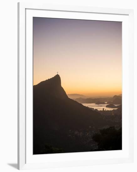 View from Chinese Vista at Dawn, Rio De Janeiro, Brazil, South America-Ben Pipe-Framed Photographic Print