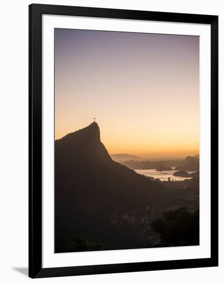 View from Chinese Vista at Dawn, Rio De Janeiro, Brazil, South America-Ben Pipe-Framed Photographic Print