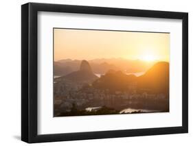 View from Chinese Vista at Dawn, Rio De Janeiro, Brazil, South America-Ben Pipe-Framed Photographic Print