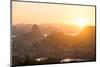 View from Chinese Vista at Dawn, Rio De Janeiro, Brazil, South America-Ben Pipe-Mounted Photographic Print