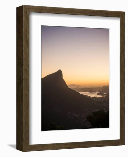 View from Chinese Vista at Dawn, Rio De Janeiro, Brazil, South America-Ben Pipe-Framed Photographic Print