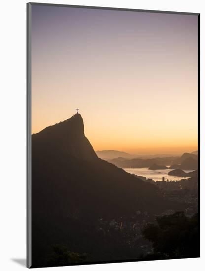 View from Chinese Vista at Dawn, Rio De Janeiro, Brazil, South America-Ben Pipe-Mounted Photographic Print