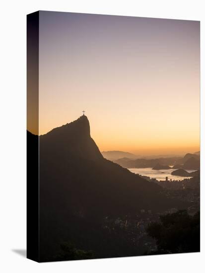 View from Chinese Vista at Dawn, Rio De Janeiro, Brazil, South America-Ben Pipe-Stretched Canvas