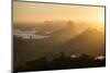 View from Chinese Vista at Dawn, Rio De Janeiro, Brazil, South America-Ben Pipe-Mounted Photographic Print