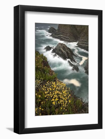 View from Cliffs, Cabo Sardão (Cape) Alentejo, South West Alentejano and Costa Vicentina, Portugal-Quinta-Framed Photographic Print