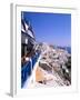 View from Cliffs, Santorini, Greece-Bill Bachmann-Framed Photographic Print