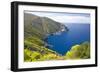 View from Clifftop Along Rocky Coast, Anafonitria, Zakynthos (Zante) (Zakinthos)-Ruth Tomlinson-Framed Photographic Print