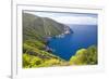 View from Clifftop Along Rocky Coast, Anafonitria, Zakynthos (Zante) (Zakinthos)-Ruth Tomlinson-Framed Photographic Print