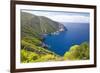 View from Clifftop Along Rocky Coast, Anafonitria, Zakynthos (Zante) (Zakinthos)-Ruth Tomlinson-Framed Photographic Print