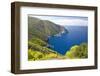 View from Clifftop Along Rocky Coast, Anafonitria, Zakynthos (Zante) (Zakinthos)-Ruth Tomlinson-Framed Photographic Print