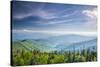 View from Clingman's Dome in the Great Smoky Mountains National Park near Gatlinburg, Tennessee.-SeanPavonePhoto-Stretched Canvas