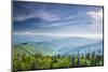 View from Clingman's Dome in the Great Smoky Mountains National Park near Gatlinburg, Tennessee.-SeanPavonePhoto-Mounted Photographic Print
