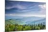 View from Clingman's Dome in the Great Smoky Mountains National Park near Gatlinburg, Tennessee.-SeanPavonePhoto-Mounted Photographic Print