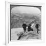 View from Clouds Rest over Tenaya Lake to the Distant Matterhorn, California, USA, 1902-Underwood & Underwood-Framed Giclee Print