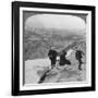 View from Clouds Rest over Tenaya Lake to the Distant Matterhorn, California, USA, 1902-Underwood & Underwood-Framed Giclee Print