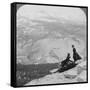 View from Clouds Rest over the Little Yosemite Valley to Mount Clark, California, USA, 1902-Underwood & Underwood-Framed Stretched Canvas