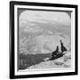 View from Clouds Rest over the Little Yosemite Valley to Mount Clark, California, USA, 1902-Underwood & Underwood-Framed Photographic Print