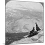 View from Clouds Rest over the Little Yosemite Valley to Mount Clark, California, USA, 1902-Underwood & Underwood-Mounted Photographic Print