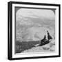 View from Clouds Rest over the Little Yosemite Valley to Mount Clark, California, USA, 1902-Underwood & Underwood-Framed Photographic Print