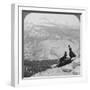 View from Clouds Rest over the Little Yosemite Valley to Mount Clark, California, USA, 1902-Underwood & Underwood-Framed Photographic Print