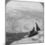 View from Clouds Rest over the Little Yosemite Valley to Mount Clark, California, USA, 1902-Underwood & Underwood-Mounted Photographic Print