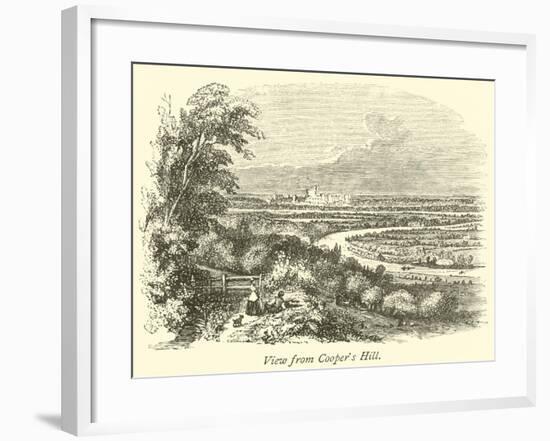 View from Cooper's Hill-null-Framed Giclee Print