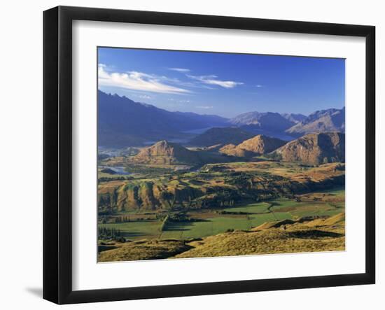 View from Coronet Peak, Queenstown, New Zealand-Steve Vidler-Framed Photographic Print