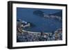 View from Cristo Redentor over Rio De Janeiro at Night, Corcovado, Rio De Janeiro-Ben Pipe-Framed Photographic Print