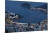 View from Cristo Redentor over Rio De Janeiro at Night, Corcovado, Rio De Janeiro-Ben Pipe-Mounted Photographic Print