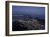 View from Cristo Redentor over Rio De Janeiro at Night, Corcovado, Rio De Janeiro-Ben Pipe-Framed Photographic Print