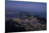 View from Cristo Redentor over Rio De Janeiro at Night, Corcovado, Rio De Janeiro-Ben Pipe-Mounted Photographic Print