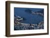 View from Cristo Redentor over Rio De Janeiro at Night, Corcovado, Rio De Janeiro-Ben Pipe-Framed Photographic Print