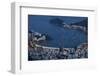 View from Cristo Redentor over Rio De Janeiro at Night, Corcovado, Rio De Janeiro-Ben Pipe-Framed Photographic Print