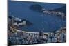 View from Cristo Redentor over Rio De Janeiro at Night, Corcovado, Rio De Janeiro-Ben Pipe-Mounted Photographic Print