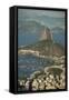 View from Cristo Redentor over Rio De Janeiro, Corcovado, Rio De Janeiro, Brazil, South America-Ben Pipe-Framed Stretched Canvas