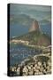 View from Cristo Redentor over Rio De Janeiro, Corcovado, Rio De Janeiro, Brazil, South America-Ben Pipe-Stretched Canvas