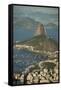 View from Cristo Redentor over Rio De Janeiro, Corcovado, Rio De Janeiro, Brazil, South America-Ben Pipe-Framed Stretched Canvas