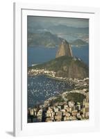 View from Cristo Redentor over Rio De Janeiro, Corcovado, Rio De Janeiro, Brazil, South America-Ben Pipe-Framed Photographic Print