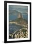 View from Cristo Redentor over Rio De Janeiro, Corcovado, Rio De Janeiro, Brazil, South America-Ben Pipe-Framed Photographic Print