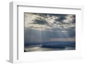 View from Crown Point, Columbia Gorge National Scenic Area, Oregon, USA-Rick A. Brown-Framed Photographic Print