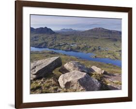 View from Cul Mor Towards Suilven, Coigach - Assynt Swt, Sutherland, Highlands, Scotland, UK-Joe Cornish-Framed Photographic Print