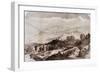 View from Darjeeling, Mount Everest-null-Framed Giclee Print